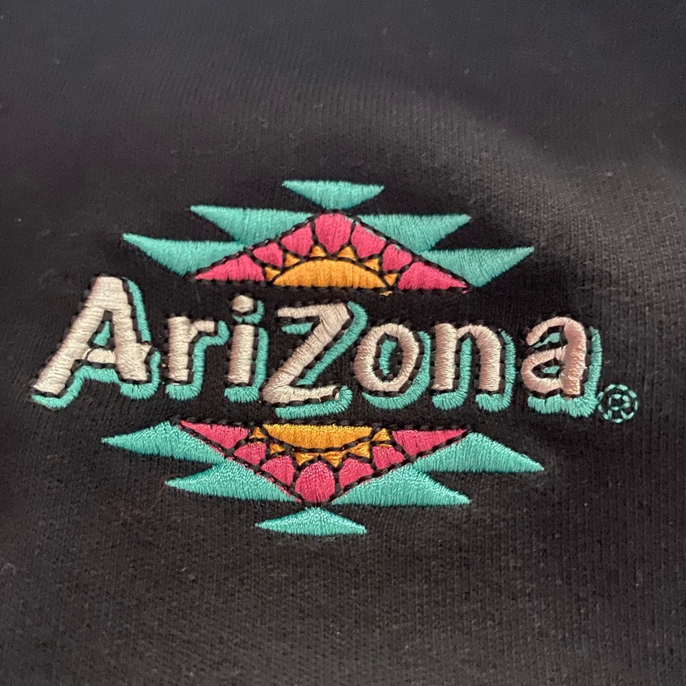 ARIZONA embroidered quarter zip sweatshirt vintage